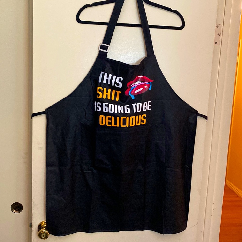 Apron “This shit is going to be delicious” OS